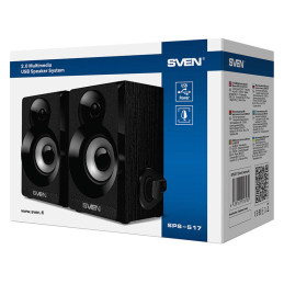 Speaker SVEN SPS-517, 6W  (black)
