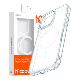 Magnetic case McDodo Crystal for iPhone 14 Pro (clear)