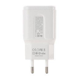 Wall charger Remax, RP-U22, 2x USB, 2.4A (white)