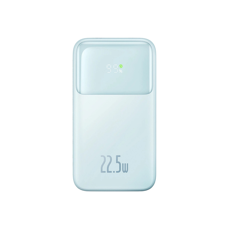 Powerbank Baseus Comet with USB to USB-C cable, 10000mAh, 22.5W (blue)