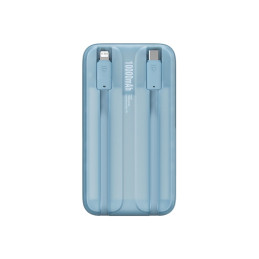 Powerbank Baseus Comet with USB to USB-C cable, 10000mAh, 22.5W (blue)