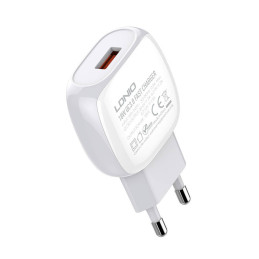 Wall charger LDNIO  A1307Q 18W +  Lightning cable