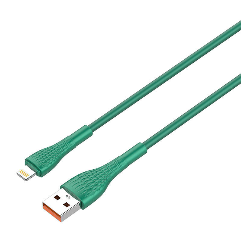LDNIO LS672 30W, 2m Lightning Cable Green LDNIO LS672 30W, 2m Lightning Cable Green