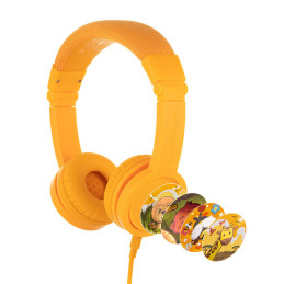 BuddyPhones Explore+ Vezetékes Gyerek Headset - Sárga