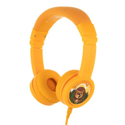 BuddyPhones Explore+ Vezetékes Gyerek Headset - Sárga