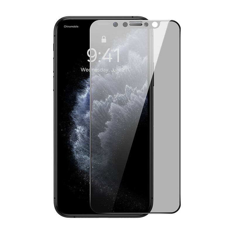 Baseus iPhone XS Max/11 Pro Max Privatizációs szűrős üvegfólia, 0.3 mm Baseus iPhone XS Max/11 Pro Max Privatizációs szűrős üvegfólia, 0.3 mm