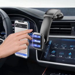 Dudao F12s car phone holder for dashboard (black)