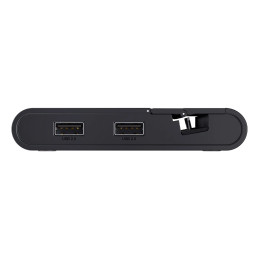 Baseus Mate Docking Pro állomás, okostelefonokhoz, HUB USB-C, PD, 100W (fekete)