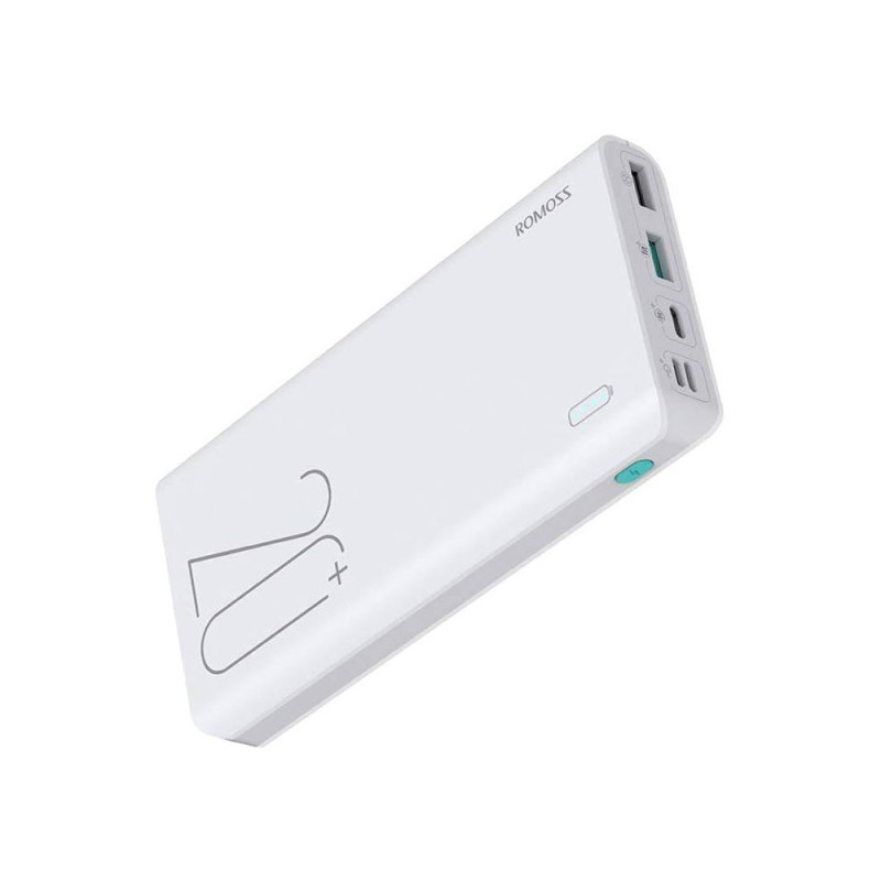 Romoss Sense 6+ Powerbank,20000mAh (fehér)
