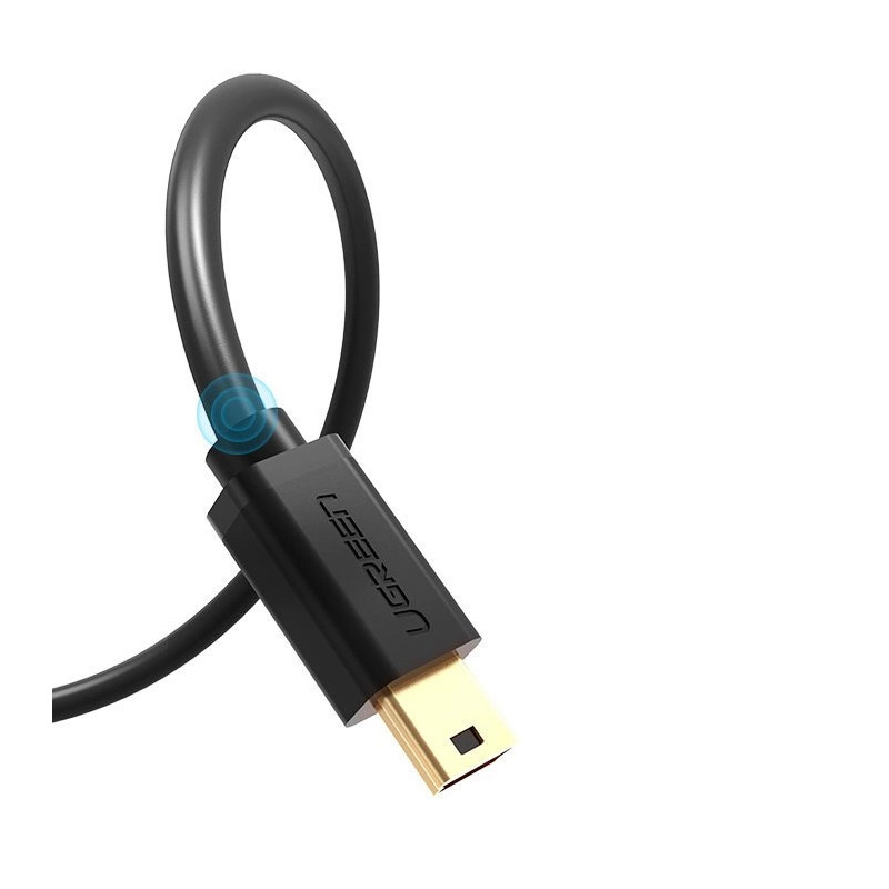 UGREEN US132 USB - mini USB kábel, 1,5m (fekete)