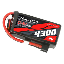 Gens Ace 4300mAh 11,4V 60C 3S1P akkumulátor XT60 / T-csatlakozóval