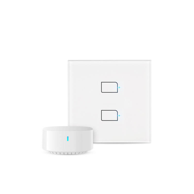 BroadLink Intelligens TC3-EU-2 Wi-Fi fénykapcsoló (2 csatornás - az átjáróval együtt) BroadLink Intelligens TC3-EU-2 Wi-Fi fénykapcsoló (2 csatornás - az átjáróval együtt)