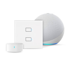BroadLink Intelligens TC3-EU-2 Wi-Fi fénykapcsoló (2 csatornás - az átjáróval együtt)