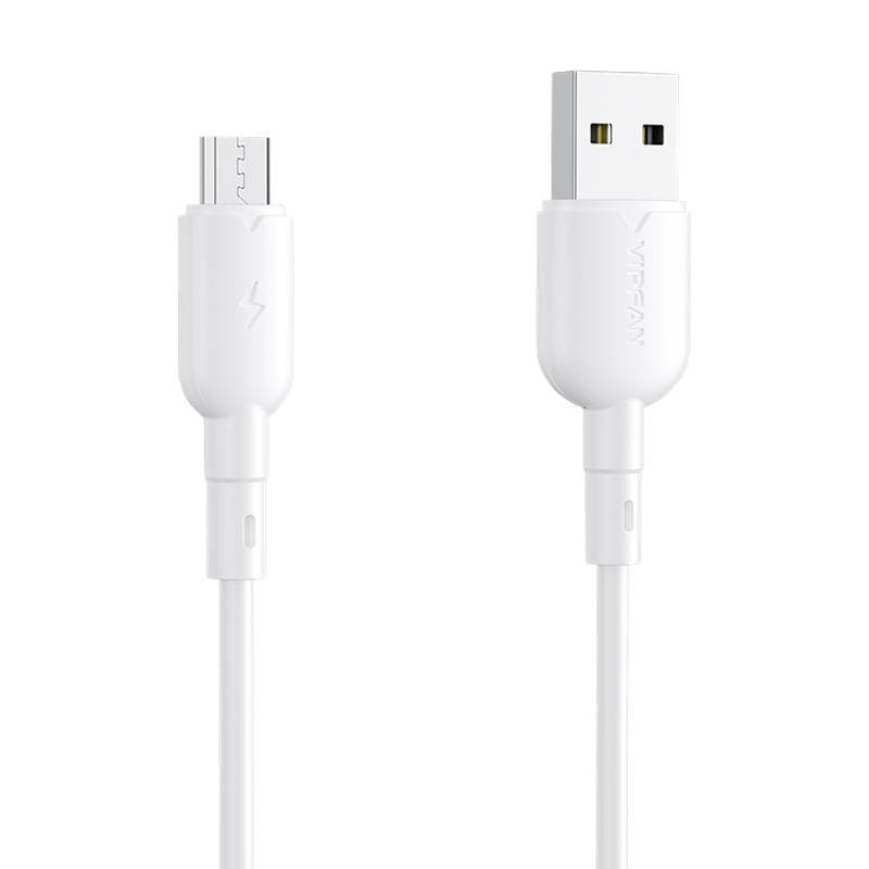 USB és Micro USB kábel Vipfan Colorful X11, 3A, 1m (fehér) USB és Micro USB kábel Vipfan Colorful X11, 3A, 1m (fehér)