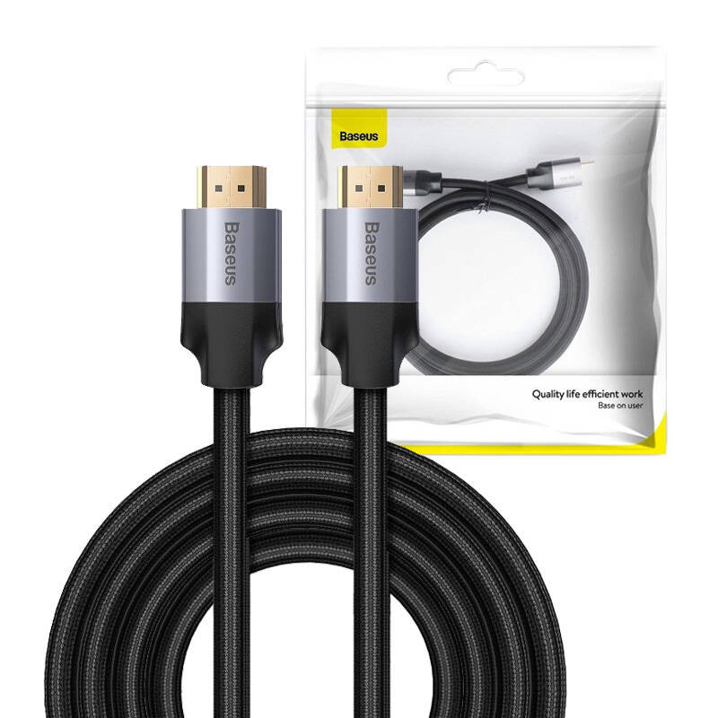 Baseus Visual Enjoyment HDMI kábel 2 M HDMI A-típus (Standard) Fekete Baseus Visual Enjoyment HDMI kábel 2 M HDMI A-típus (Standard) Fekete
