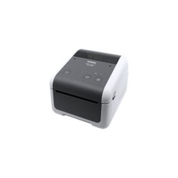 BROTHER Címkenyomtató TD4420DNXX1, asztali (ipari), 203mm/mp, 103dpi, RD szalag, USB, Soros, LAN