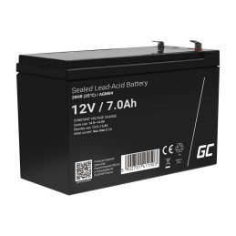 Green Cell AGM04 UPS akkumulátor Zárt savas ólom (VRLA) 12 V 7 Ah