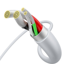 Baseus Superior USB kábel 2 M USB 2.0 USB A Micro-USB A Fehér