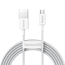 Baseus Superior USB kábel 2 M USB 2.0 USB A Micro-USB A Fehér