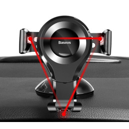 Baseus Osculum Gravity telefontartó telefonhoz (ezüst)