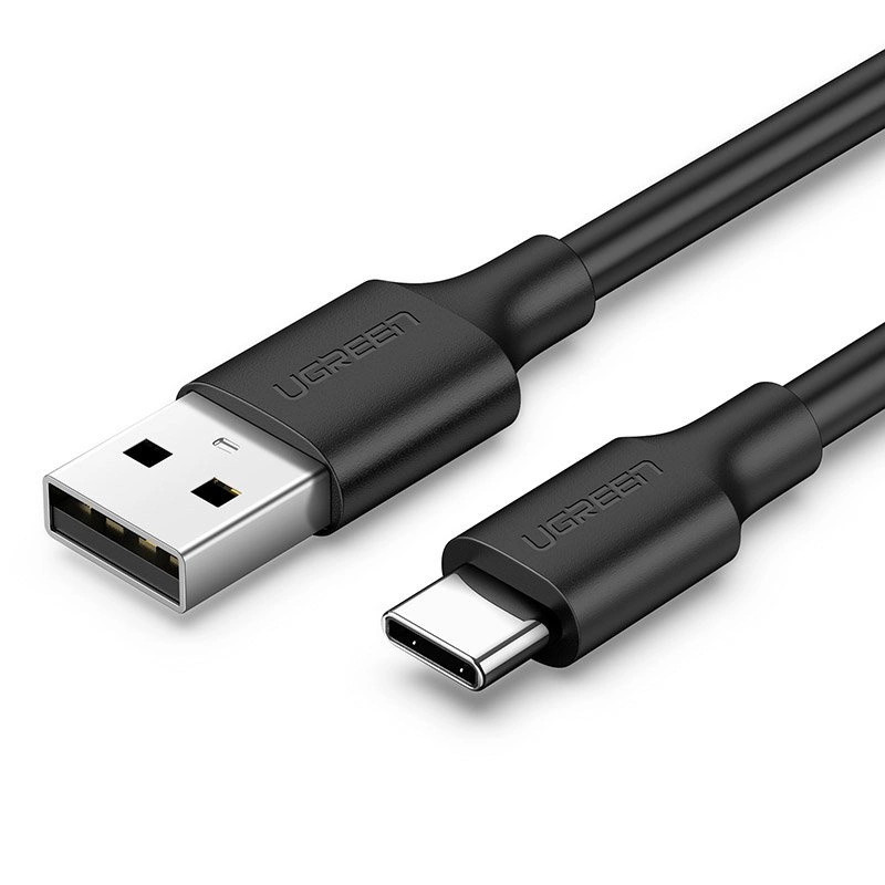 USB-USB-C UGREEN kábel 2 m (fekete) USB-USB-C UGREEN kábel 2 m (fekete)