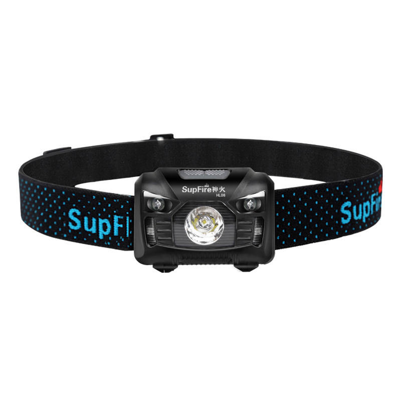Superfire HL06 zseblámpa, érintés nélküli kapcsolóval, 500lm, USB Superfire HL06 zseblámpa, érintés nélküli kapcsolóval, 500lm, USB