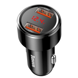 Baseus Magic 2x USB QC 3.0 45W autós töltő (fekete)