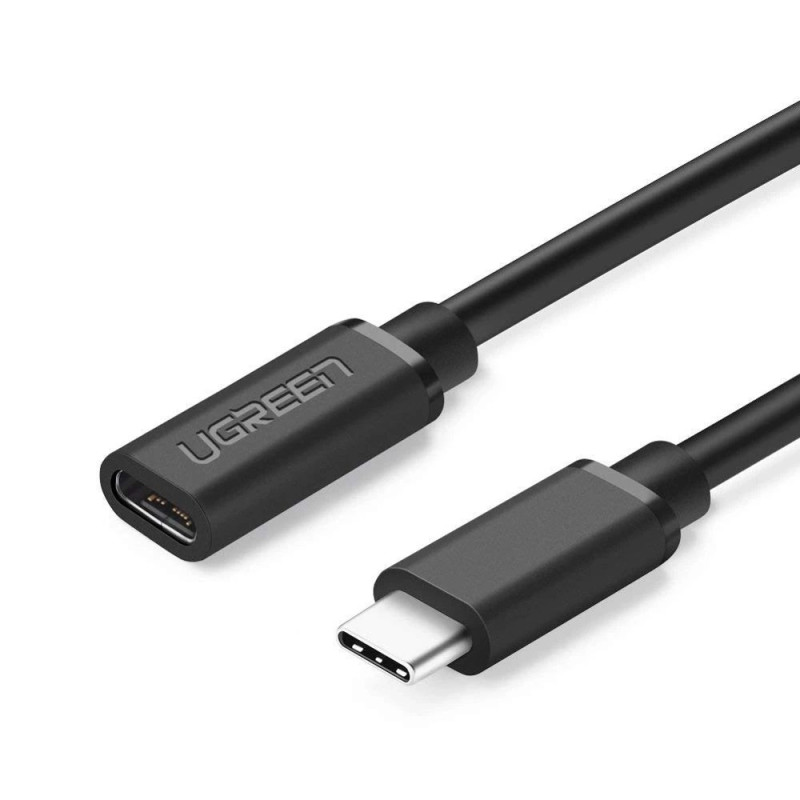 Hosszabbító USB-C 3.1 UGREEN kábel, 4K, 60 W, 0,5 m (fekete) Hosszabbító USB-C 3.1 UGREEN kábel, 4K, 60 W, 0,5 m (fekete)