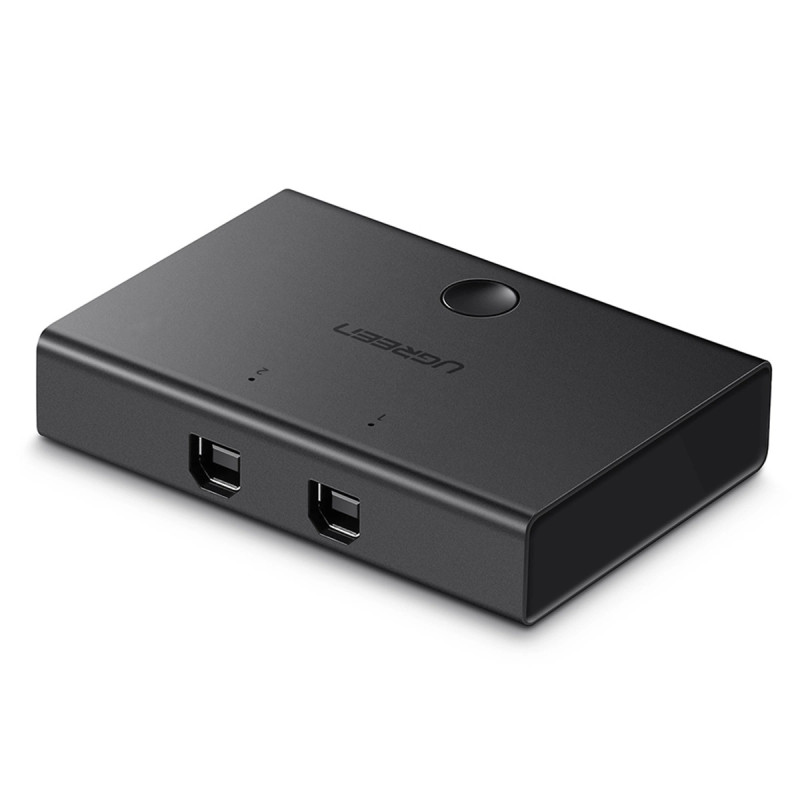 UGREEN 30345 2 port KVM kapcsoló USB, USB2.0 (fekete) UGREEN 30345 2 port KVM kapcsoló USB, USB2.0 (fekete)