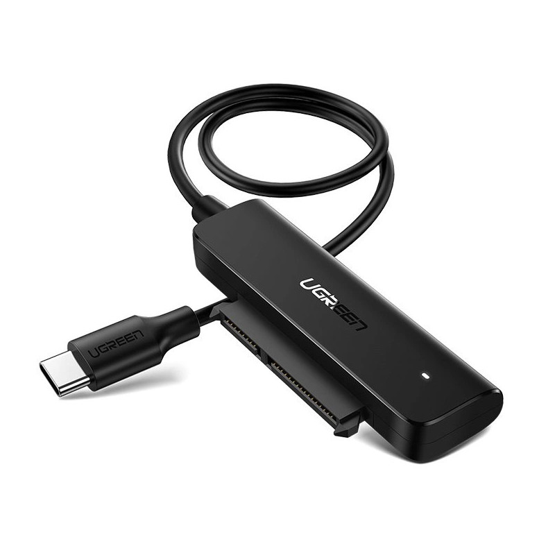 UGREEN USB-C 3.0 adapter SATA 2.5-höz, 50 cm (fekete) UGREEN USB-C 3.0 adapter SATA 2.5-höz, 50 cm (fekete)