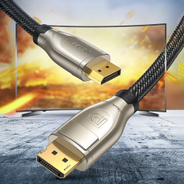 UGREEN DP112 DisplayPort 1.4 kábel, 8K 60Hz, HDR 3D 3m (fekete)