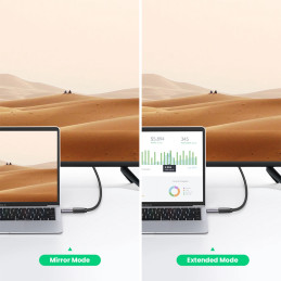 UGREEN US320 USB-C-HDMI adapter (szürke)