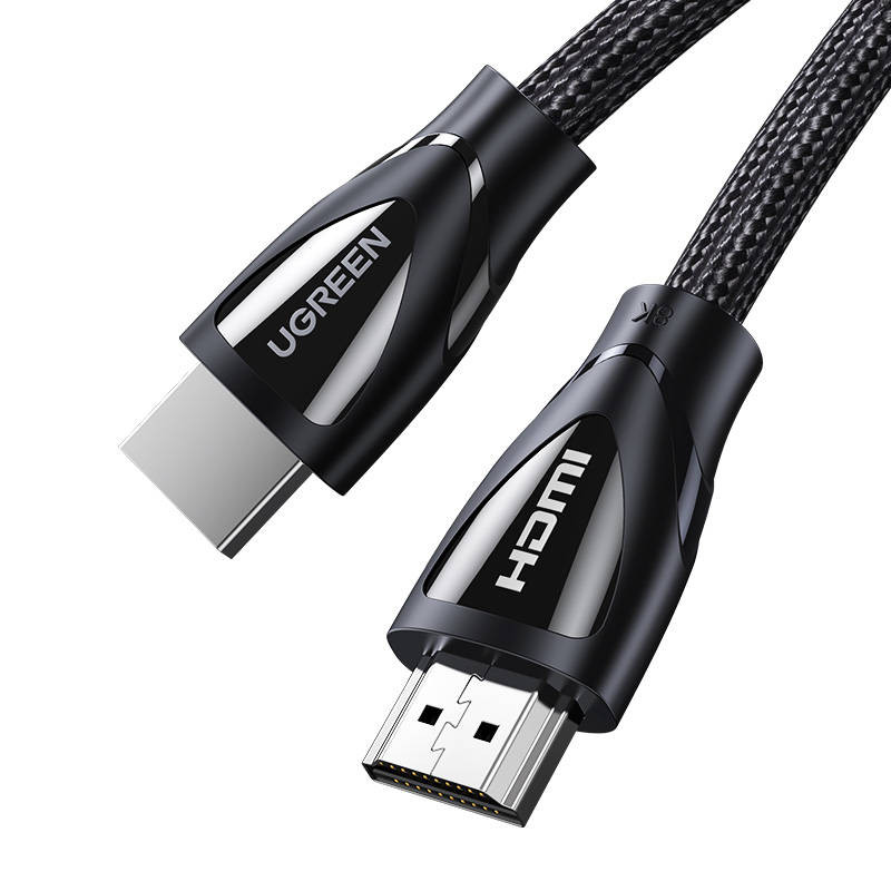 UGREEN HD140 HDMI 2.1 kábel, 8K 60Hz, 1m (fekete) UGREEN HD140 HDMI 2.1 kábel, 8K 60Hz, 1m (fekete)
