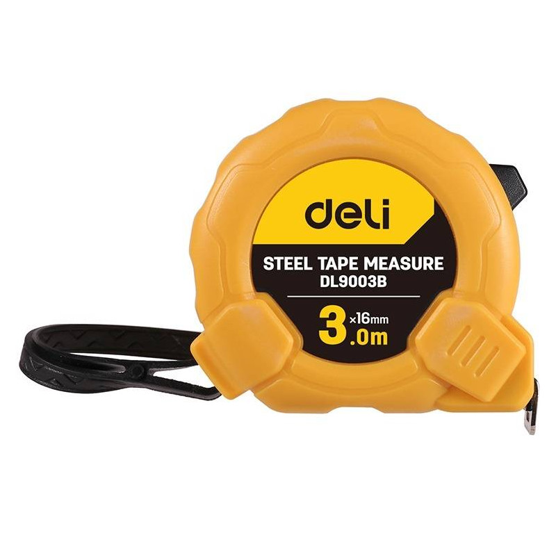 Deli Tools EDL9003B mérőszalag 3m / 16mm (sárga) Deli Tools EDL9003B mérőszalag 3m / 16mm (sárga)