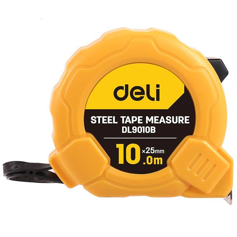 Deli Tools EDL9010B mérőszalag, 10m / 25mm (sárga) Deli Tools EDL9010B mérőszalag, 10m / 25mm (sárga)