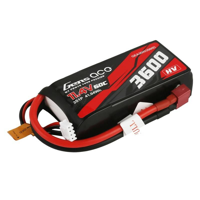 Gens Ace 3600mAh 11.4V 60C 3S1P akkumulátor Gens Ace 3600mAh 11.4V 60C 3S1P akkumulátor