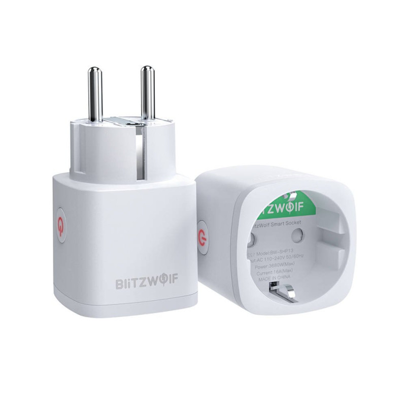 BlitzWolf BW-SHP13 ZigBee Smart Socket (EU) 3680W BlitzWolf BW-SHP13 ZigBee Smart Socket (EU) 3680W