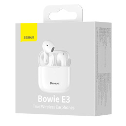 Baseus Bowie E3 TWS fülhallgató (fehér)