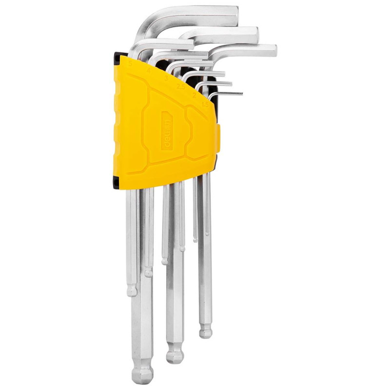 Deli Tools EDL3088 hosszú imbuszkulcs készlet, 1,5-10 mm (ezüst) Deli Tools EDL3088 hosszú imbuszkulcs készlet, 1,5-10 mm (ezüst)