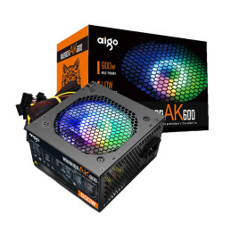 Aigo AK600 RGB Számítógép tápegység (fekete)