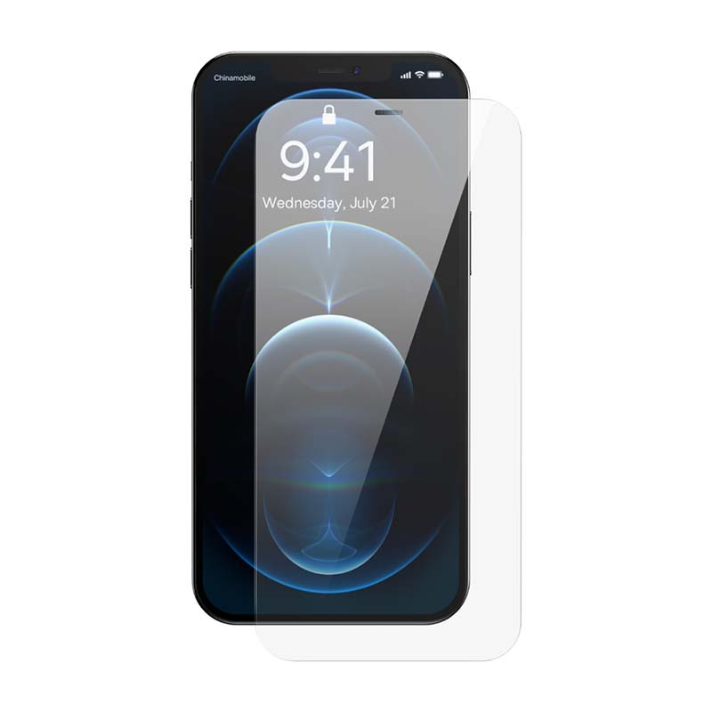Baseus Tempered Glass átlátszó 0.3mm iPhone 12/12 Pro 6.1" készülékhez (2db) Baseus Tempered Glass átlátszó 0.3mm iPhone 12/12 Pro 6.1" készülékhez (2db)