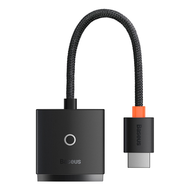 Baseus Lite Series HDMI-VGA adapter (fekete) Baseus Lite Series HDMI-VGA adapter (fekete)