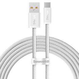 USB – USB-C Baseus Dynamic Series kábel, 100W, 2m (fehér)