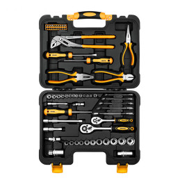 Deko Tools Kéziszerszámkészlet TZ65,  65 részes szerszámkészlet