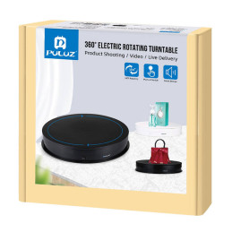 Puluz 30cm USB Electric Rotating Turntable Display Black