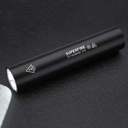 Superfire S11-D, zseblámpa, 135lm, USB