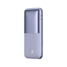 Baseus Bipow Pro Powerbank, 10000mAh, 2xUSB, USB-C, 20W (lila)