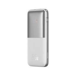 Baseus Bipow Pro Powerbank, 10000mAh, 2xUSB, USB-C, 22.5W (fehér)