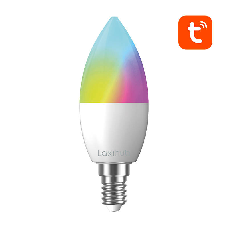 Laxihub LAE14S Wifi Bluetooth TUYA Smart LED izzó (2-csomag) Laxihub LAE14S Wifi Bluetooth TUYA Smart LED izzó (2-csomag)