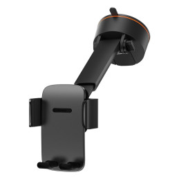 Baseus Easy Control Clamp Car Holder with suction cup (black)